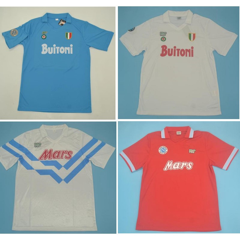 

Top 86 87 88 89 Napoli Retro Jerseys MARADONA Soccer Jersey 1986 1987 1988 1989 Naples Football Shirt VINTAGE CLASSIC maillot de foot, Napoli8687home