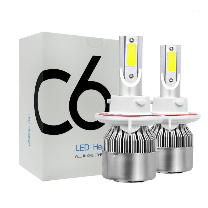 

C6 LED Car Headlights 72W 7600LM COB Auto Headlamp Bulbs H1 H3 H4 H7 H11 880 9004 9005 9006 9007 Car Styling Lights1