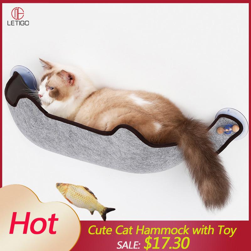 

Cat Bed Pet Hanging Hammock Cat Pet Bed Window Hammock Comfortable Four Seasons Universal for Cats Supplies