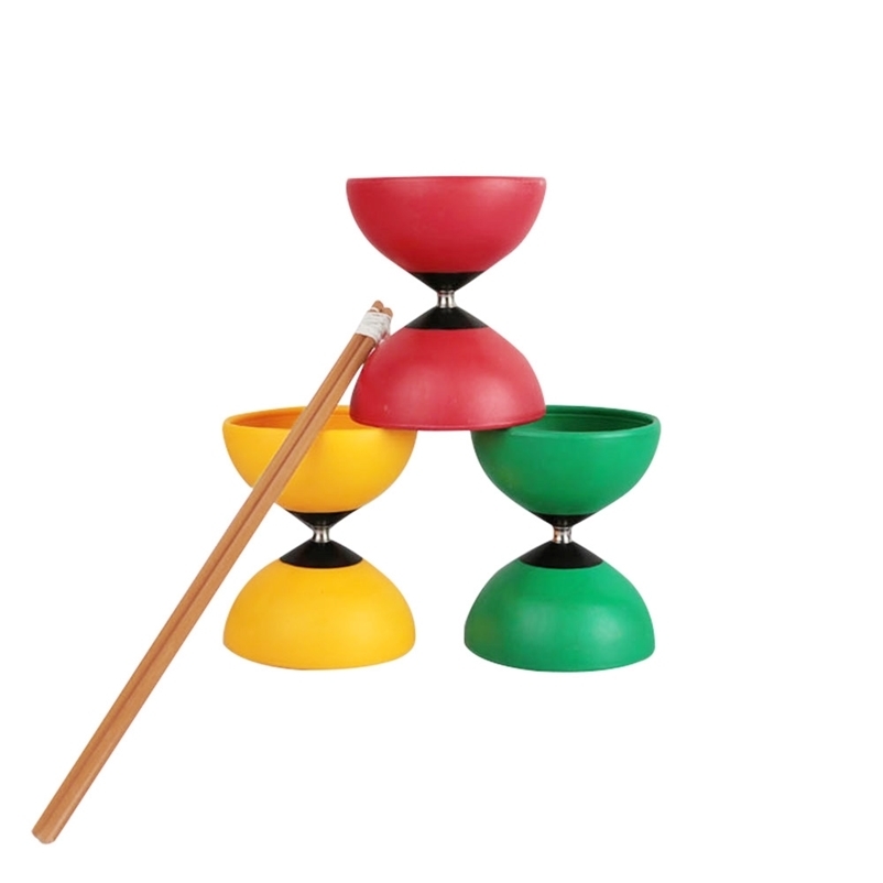 

Diabolo Fixed Bearing Chinese Yoyo Diabolos Sticks String Outdoor Games Toys For Kid 201214