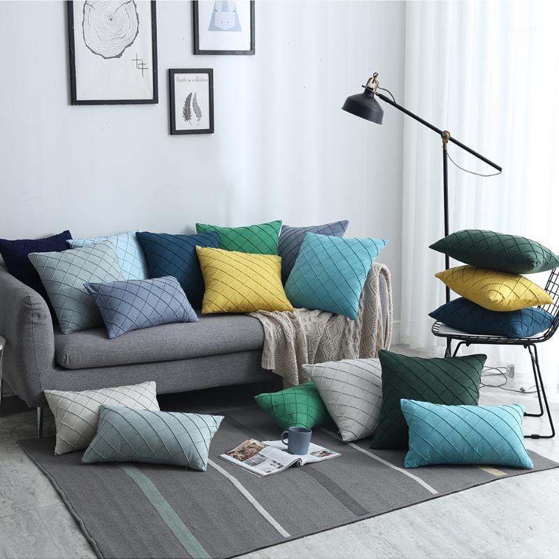 

Printed 30x50/45x45cm Pillow Case Cover Square Polyester Pillowcase Home Decorative Decorative Case Protector Slipcover1, Light yellow