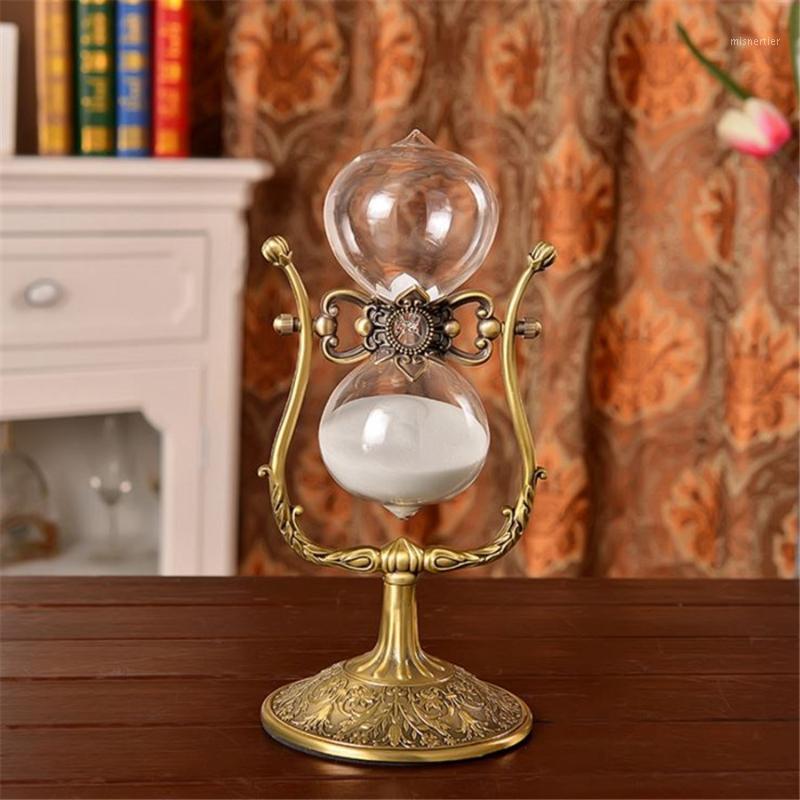 

1 Hour Hourglass Rotating Hourglass Metal Antique 60 Minutes Flip 30cm Sand Timer Reloj De Arena Temporizador Da Areia Ampulheta1