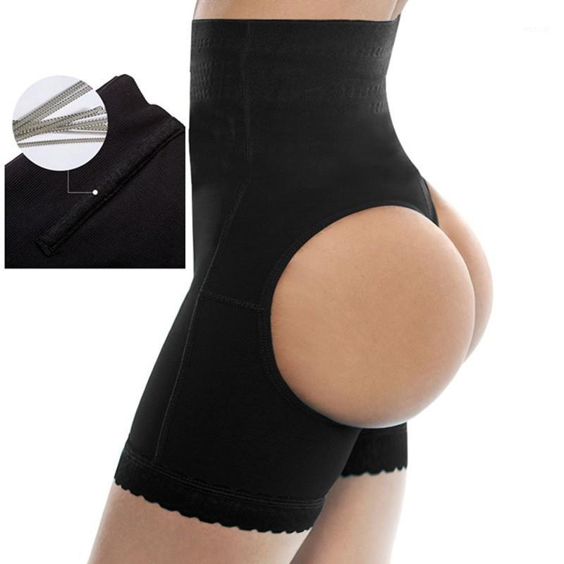 

Sexy High Waist women butt lift shaper Steel bone butt lifter body shaper enhancer panty booty lifter with tummy control1, Black