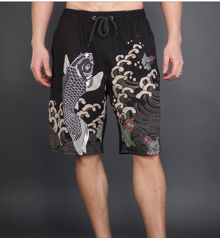 

of Occasional Summer Cotton Shorts Plus Size New Men 2020 0gm4, Black