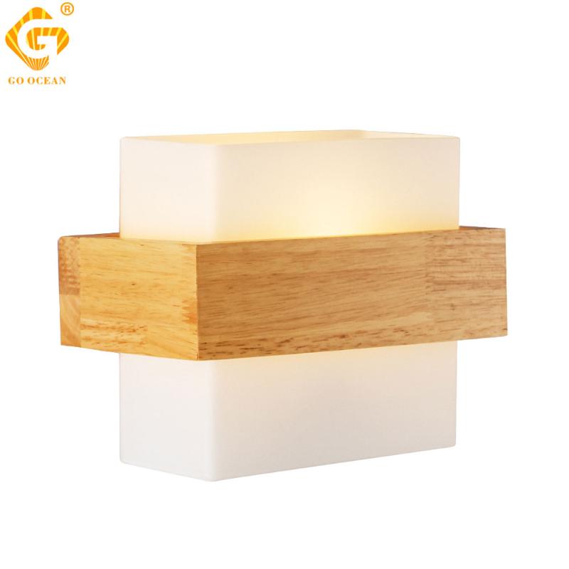 

E27 Sconces LED Wall lamps Modern Wood Bedside Wall Light Indoor Lighting Foyer Bathroom Bed Room Dining Room Hotel Stair Lights