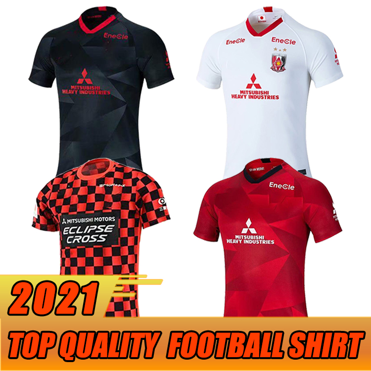 

J1 League 2020 2021 Urawa Red Diamonds soccer jersey MAKINO KASHIWAGI FABRICIO japan football shirts 20 21 SUGIMOTO EWERTON uniform, Black;yellow