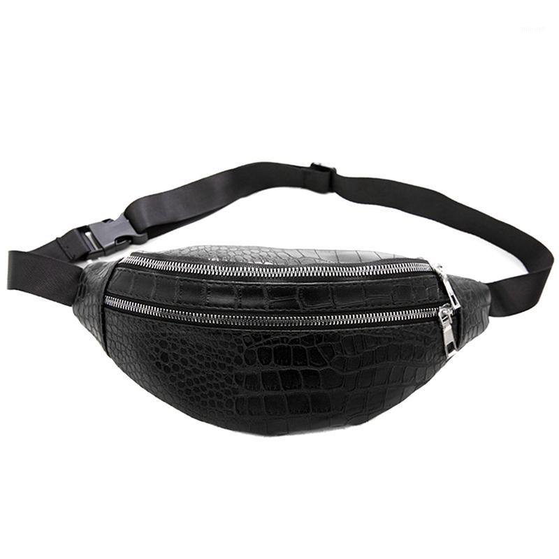 

Women Bag Chest Bag Female Pu Leather Messenger Handbag High Quality Shoulder Crossbody Bags for Women1, Black