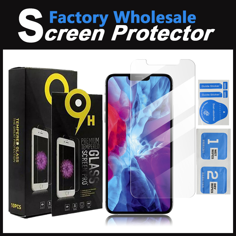 

2020 Newest clear screen protector for Samsung A50 A60 A70 tempered glass for iphone 12 mini 11 pro max x xr xs max