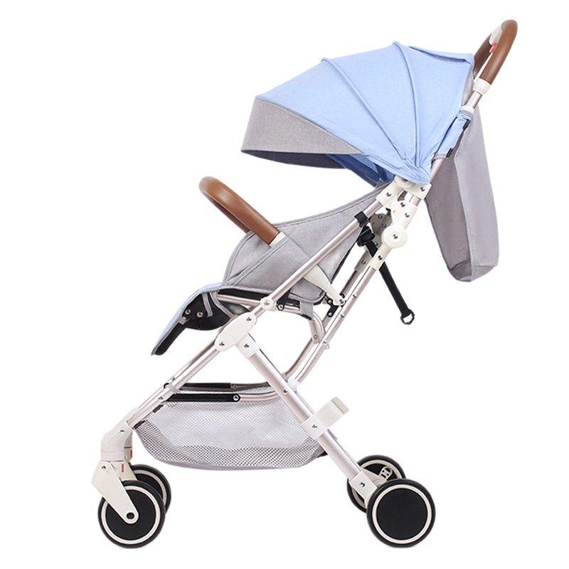 

Baby stroller light ultra baby pram folding high landscape can be on plane umbrella cars with leg cover