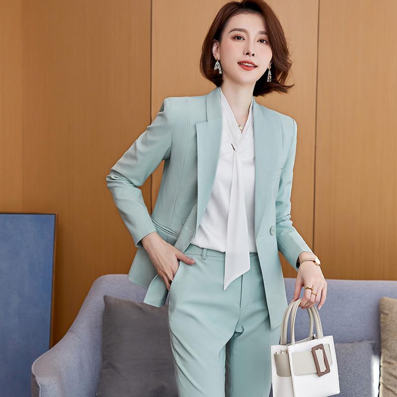 

Formal Blazer Women Business Suits Pant and Jacket Sets Office Ladies Work Wear Uniform Styles, Blazer only