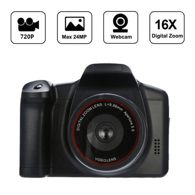 

Camera 720P 16X ZOOM DV Flash Lamp Recorder Wedding Record Camera to Record Videos1, Black