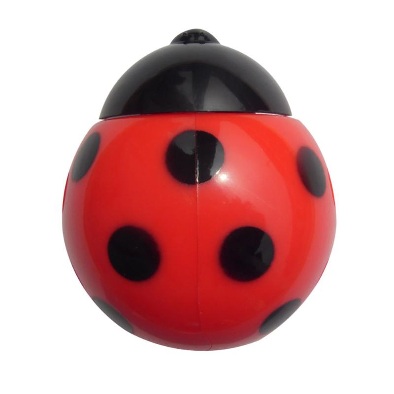

Coccinella Septempunctata Shape Toothbrush Holder Suction Toothbrush Stand for Bathroom Red
