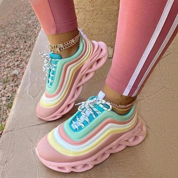 

Fashion Chunky Women Sneakers New Breathable Women Vulcanize Shoes Lightweight Female Shoes Platform Sneakers Zapatos Mujer 2020 #Ie1y