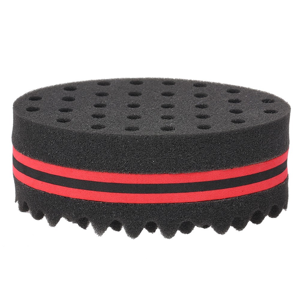 

Hair Brush Sponge with Big Holes Double-sided Sponge for Hair Twist Dreadlock Natural Afro Curl Wave Hair Care Tool W11653