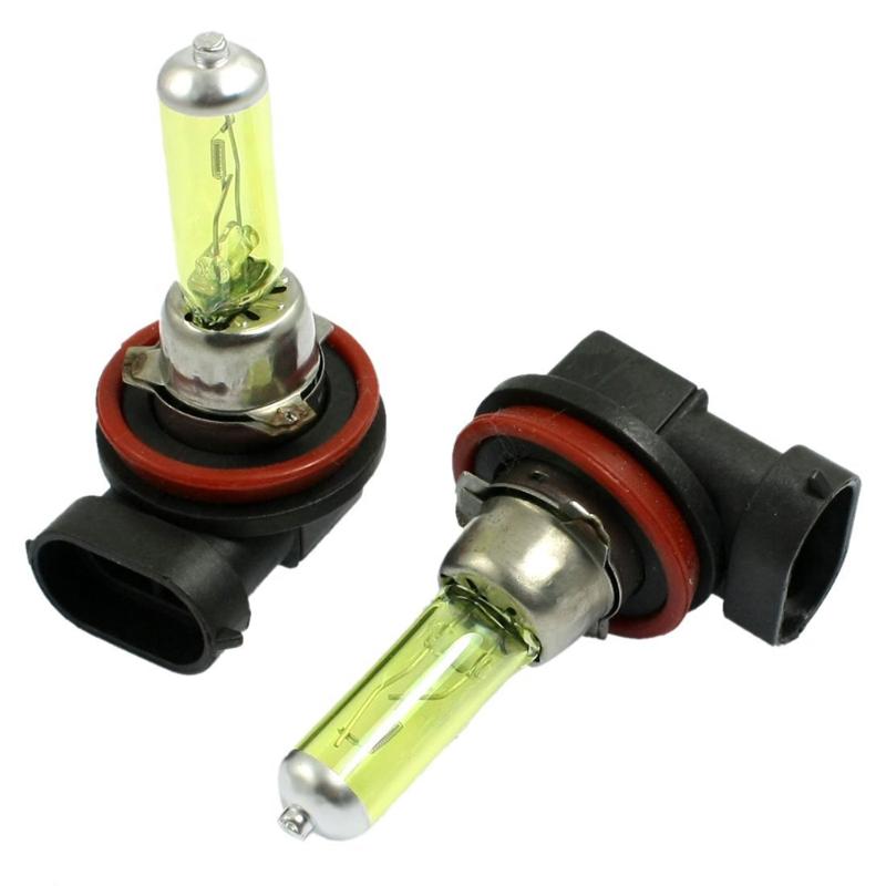 

2 x H11 PGJ19-2 12V 3000K 55W Golden Yellow Auto Car HOD Bulbs Lamps Ultra Upgrade