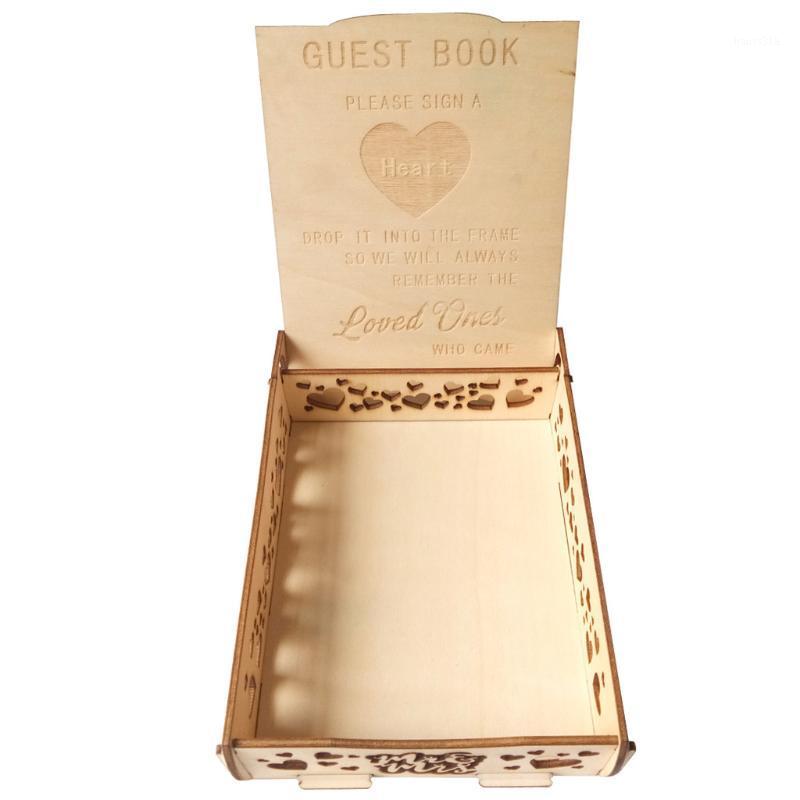 

Diy Wooden Wedding Hollow Heart or Mr&Mrs Box for Wedding Parties the Guests to Guestbook Supplies Decorations1