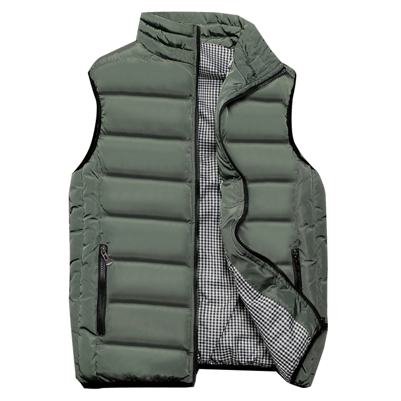 

Men's new zipper 2020 hot fall with no sleeves man's jacket winter vest casual fashion jackets, Blue of darkness