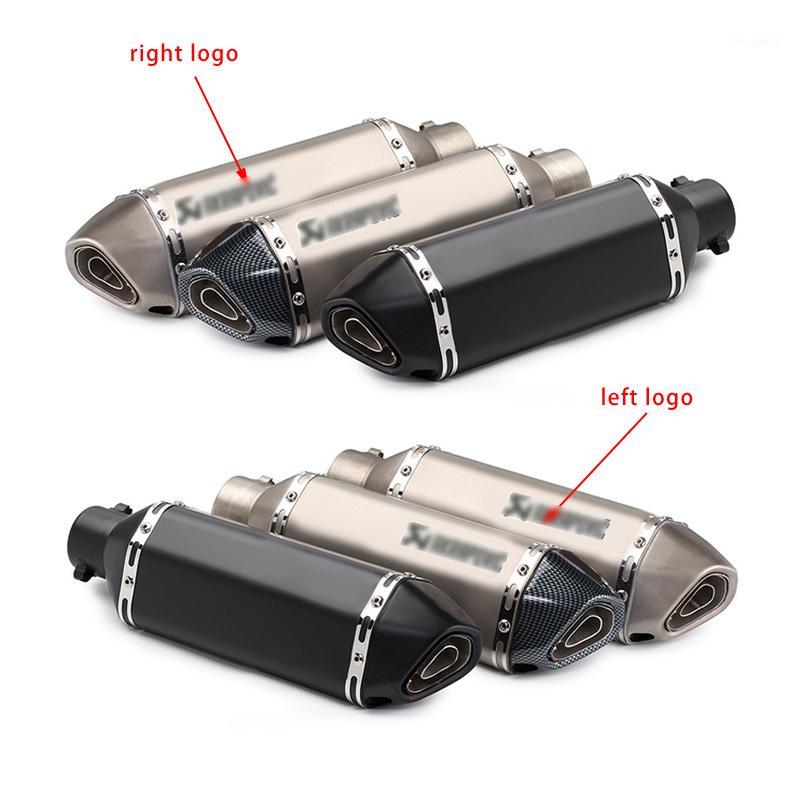 

Universal Motorcycle Exhaust Pipe Muffler motor Escape moto Left & Right For RC390 Z800 GSXR750 TMAX530 XMAX300.250 CBR500 mt091