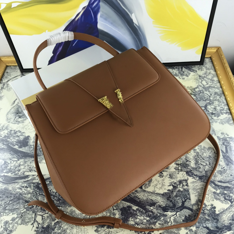 

Fashion Handbag Crossbody Bags Soft Leather Flap Closure Gold Iconic Logo Detachable Adjustable Shoulder Strap Women Tote Bags Free Shipping