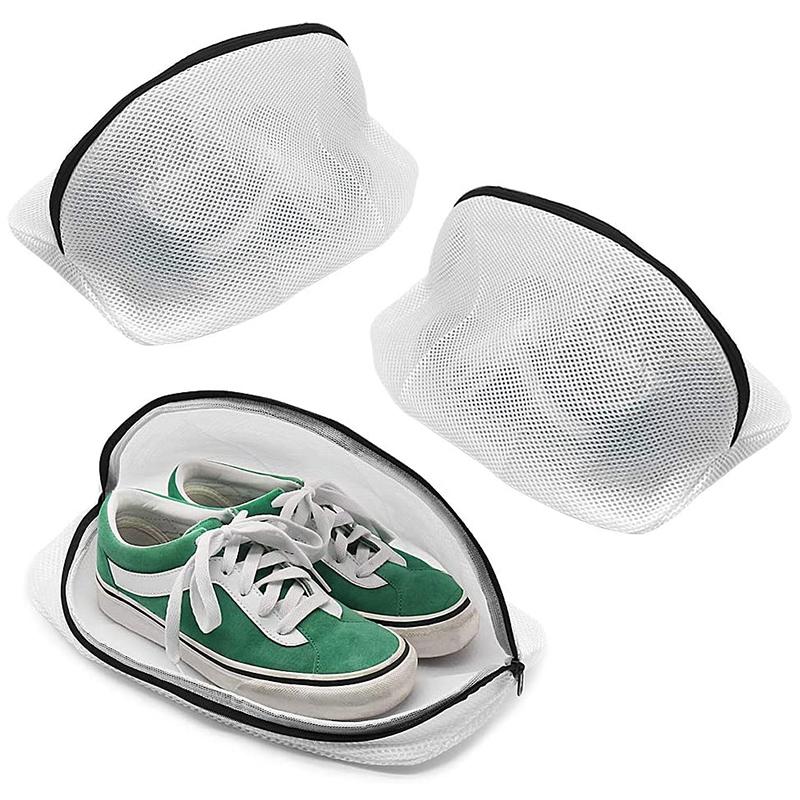 

Shoe Wash Bags, Set of 3 Reusable Mesh Shoe Laundry Bags for Sneakers, Trainers, Running Shoes, Fit Up to Men'S Size 12