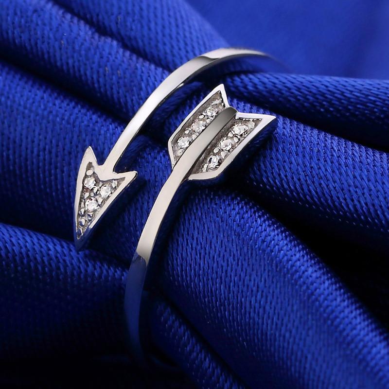 

925 Silver diamond diamond ring accessories index finger tail ring factory wholesale