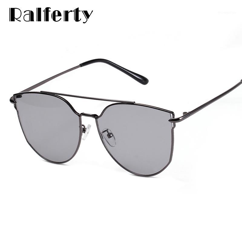 

Ralferty Double Bridge Sunglasses Women UV400 Shades For Women 2020 Brand Desinger Sun Glasses gafas de sol mujer W202181