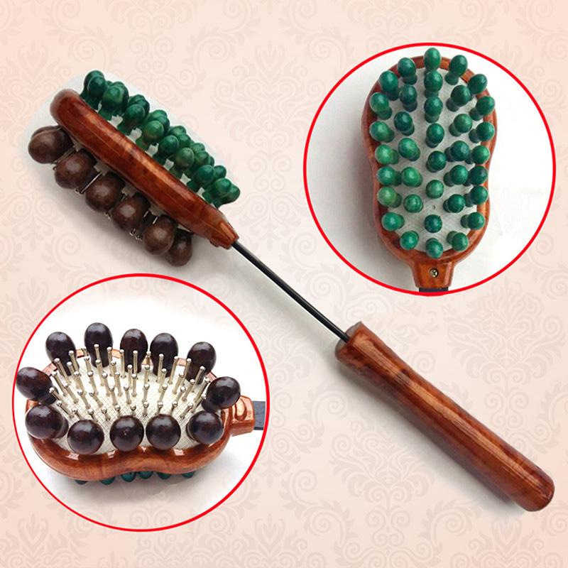 

Care Extensible Knocks Back Rubs Massager Rod Meridian Fitness Body Hammer Tool Wooden Massage Stick