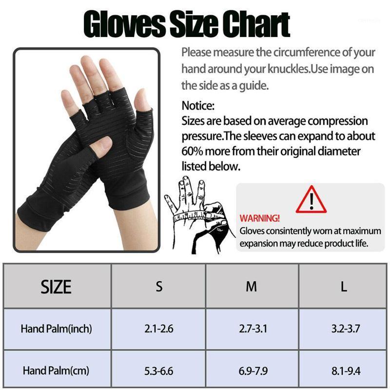 

Cotton 3 Size Glove Half Finger Gloves Arthritis Gloves Elastic Rehabilitation Accessories Sport Durable Effective Therapy1, As pic