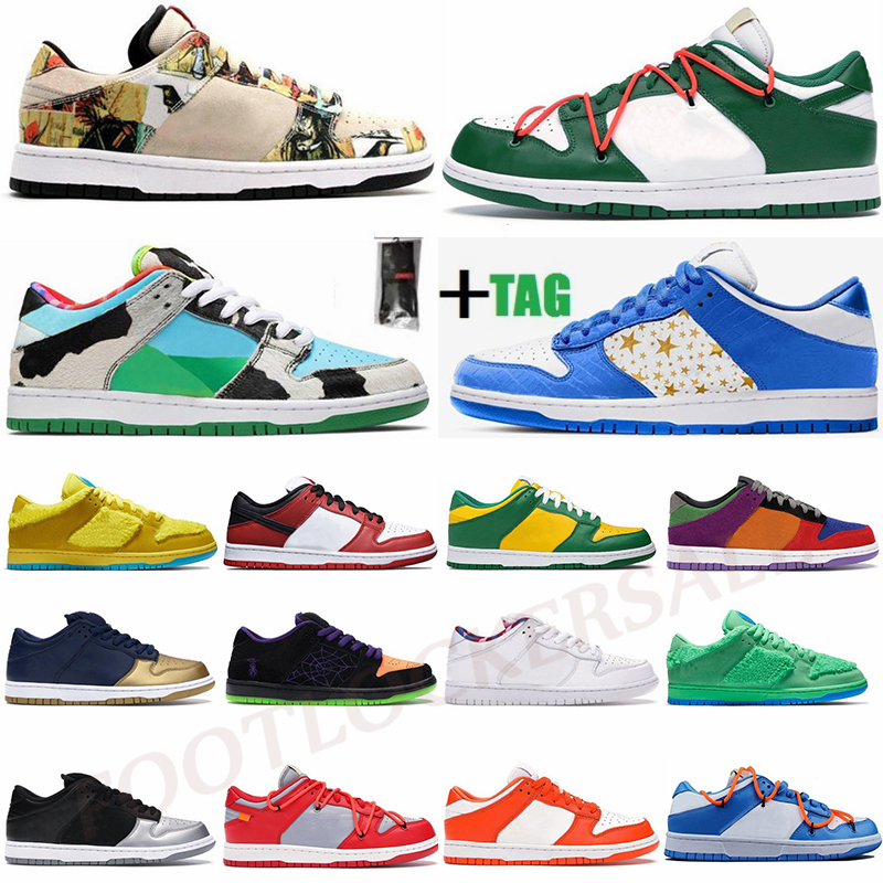 

2021 New Dunk Hyper Blue Mean Green What The Paris Low 1 Mens Sneakers Bears White UNC Chiacago Womens SB Running Shoes Trainers