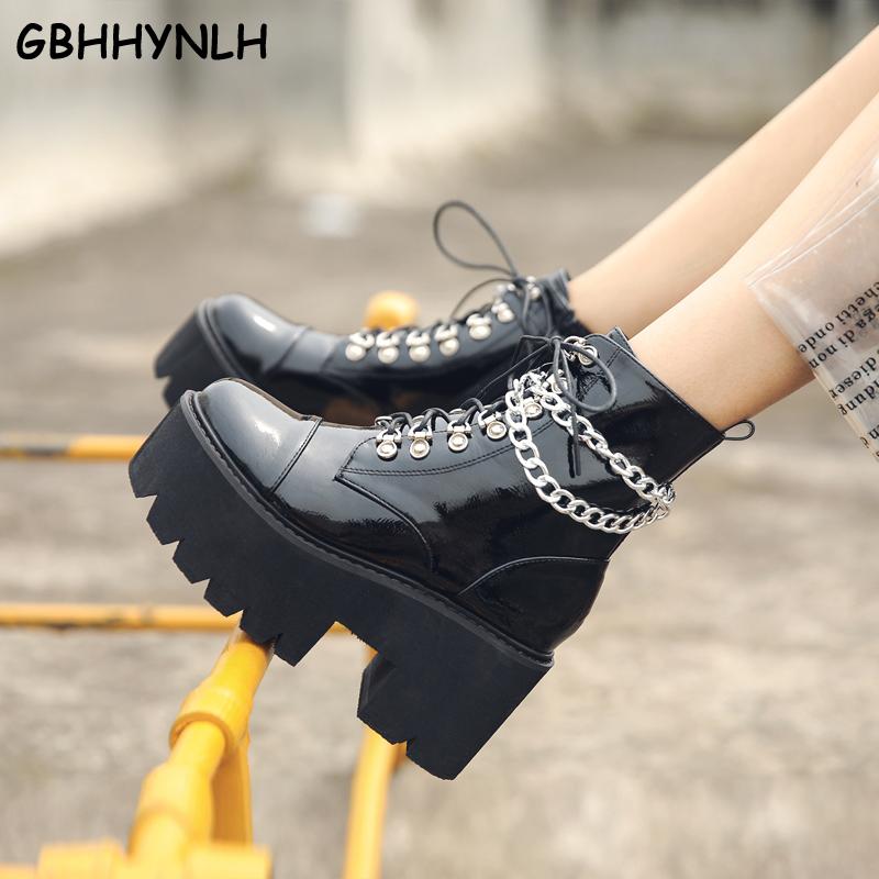 

GBHHYNLH snowboots Woman booties Autumn Boots Womens Chunky fur bootswomen ankle boots wedged fall shoes casual LJA875, Black