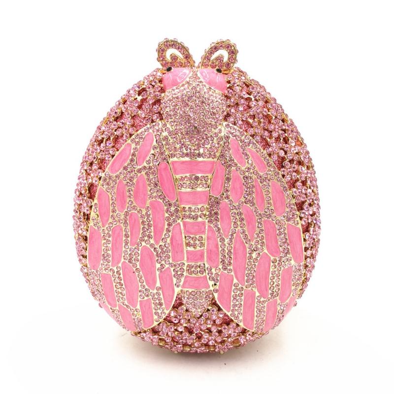

women Wedding red green Crystal Rhinestones clutches bags Women Evening bag Purse Metal Handbag Bridal Party Hand Bag, Color same as pictur