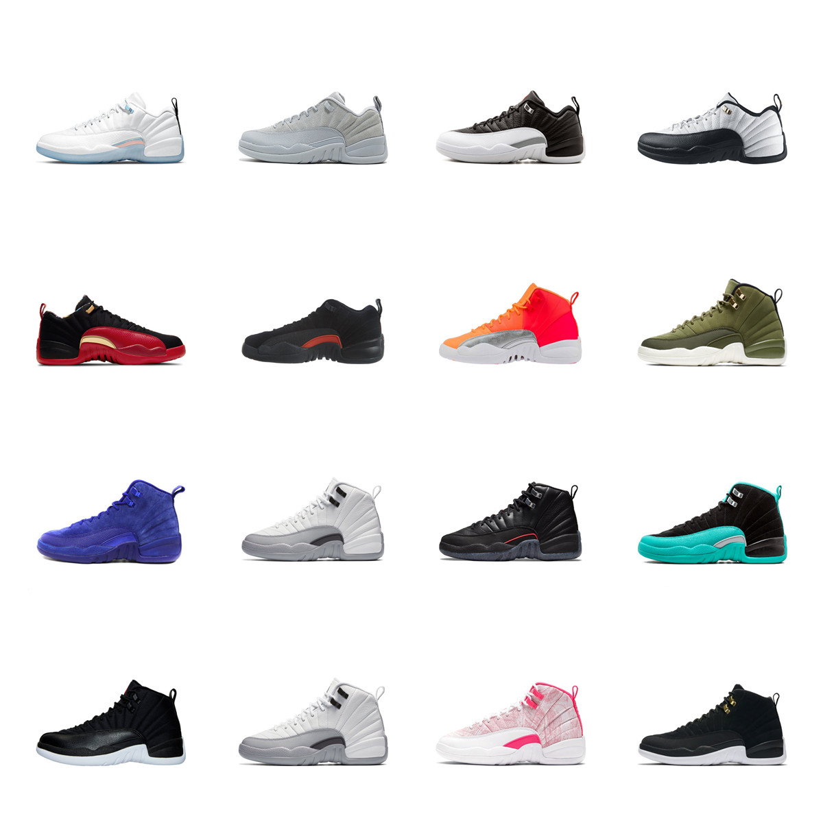 

2022 University blue 12 mens basketball shoes 12s twist utility royalty Bordeaux Taxi Fiba indigo Black Dark Concord international flight sports sneakers, 23