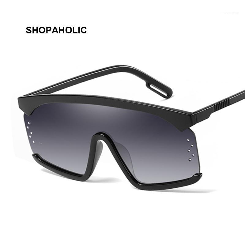 

Plastic Goggle Oversized Women Sunglasses Square Brand Designer Big Frame Sunglasses For Female Feminino1