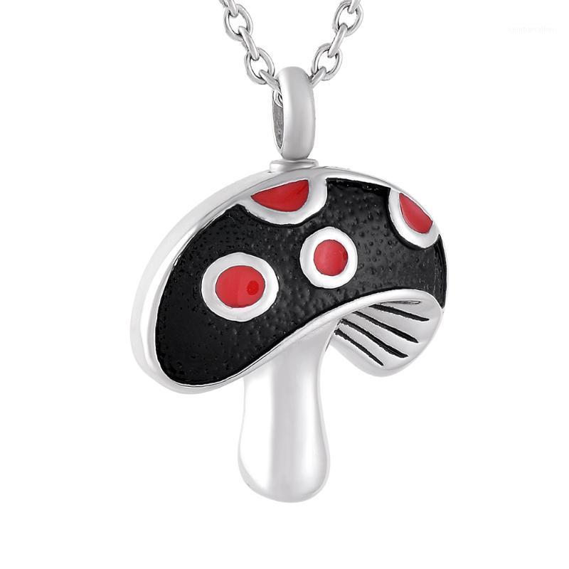 

Pendant Necklaces Cute Mushroom Design Souvenir Cremation Urn Necklace For Human Pet Ashes Keepsake Women Memorial Jewelry1