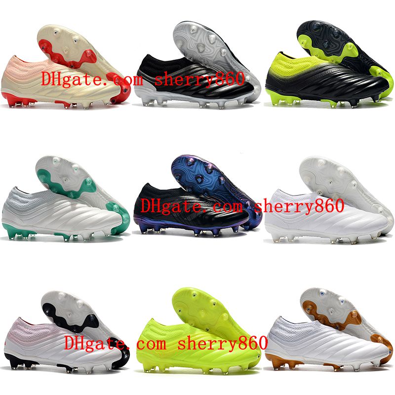 

2021 soccer shoes mens cleats Copa 19+FG football boots outdoor botas de futbol, As picture 11