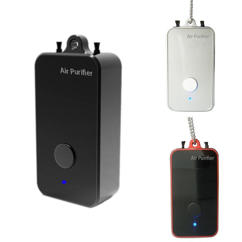 

Portable Mini Air Purifier Neck Hanging USB Rechargeable Personal Air Purifier Home Cleaner for Removing Dust