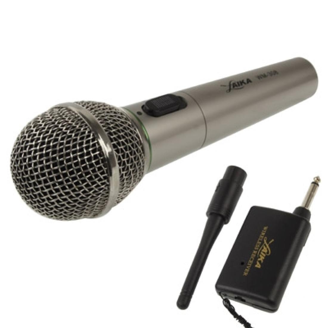 

Handheld Wireless Wired Microphone with Receiver Antenna Effective Distance 8-20m