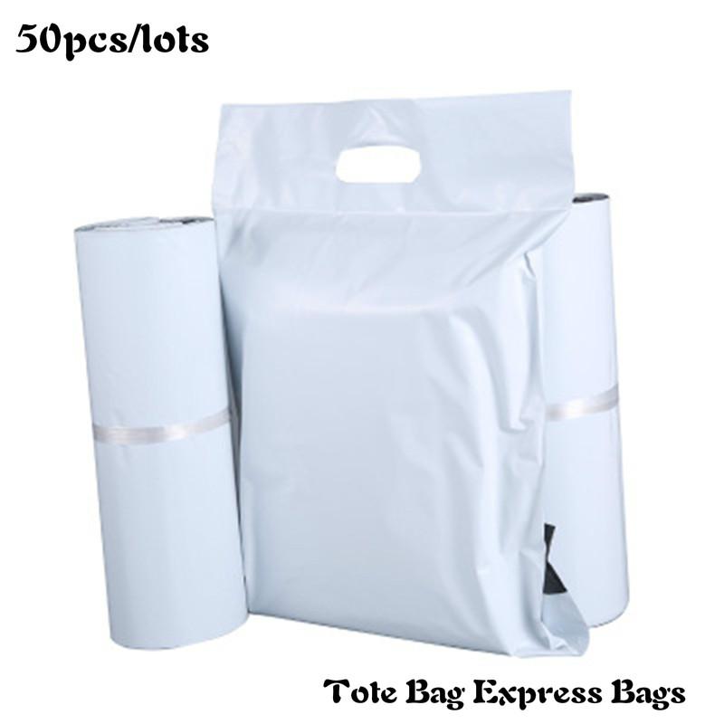 

Tote Bag Express Bag New Courier Bags White Self-Seal Adhesive Thick Waterproof Plastic Poly Envelope Mailing Bags Packed