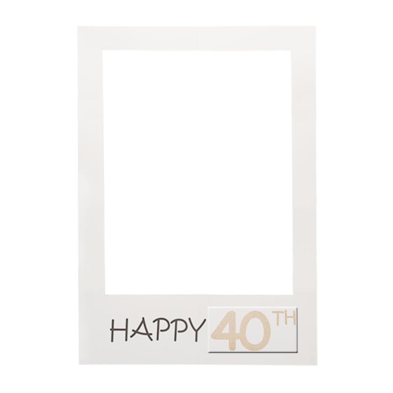 

1st/16/18/21/30/40/50/60th Birthday Party Photo Frame Selfie Decoration Booth Photograph Props