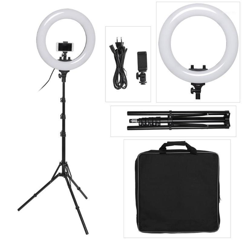 

18 Inch Photo Studio lighting LED Ring Light Bi-color 3200-5600k Photography Dimmable Ring Lamp With Tripod for Portrait,Makeup1