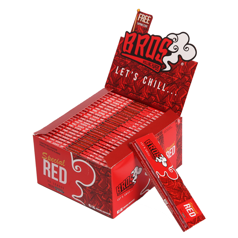 

Dragonbros cigarette paper red unbleached paper 13gsm extra large 33L smoking