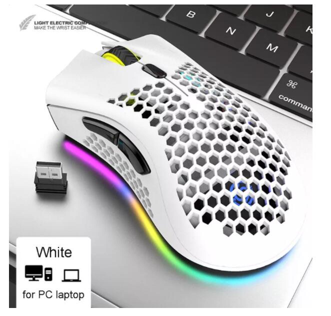 

Silent Gaming Mouse 2.4G Wireless 3 levels DPI RGB Light USB Game Optical sensor PC Gamer Computer Mouse For Laptop Games Mice 26pcs DHL