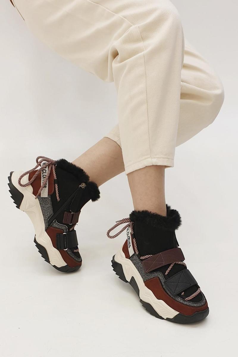 

New Chunky Sneakers Women Fashion Designer Shoes Comfortable Female Vulcanize Shoes Ladies Platform Footwear Turkish Made, As pic