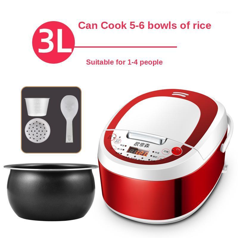 

Rice cooker 3L heating fine cooking rice cooker smart booking 5-layer ceramic crystal liner warmer1