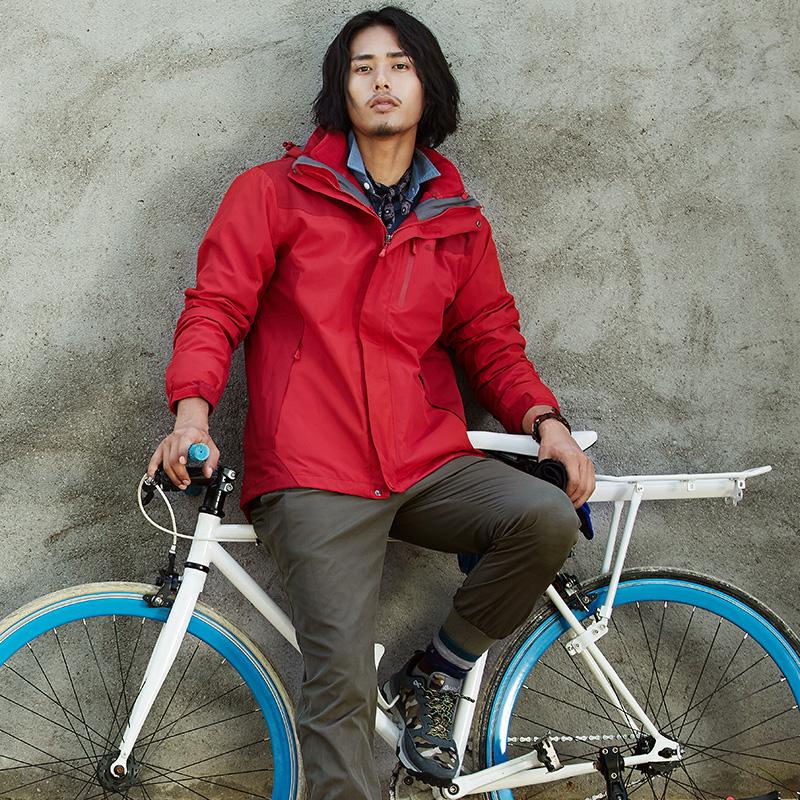 

Rax Men Women Softshell Winter Waterproof Hiking Jacket Outdoor Hiking Jacket Windbreaker 3 in1 Softshell Fleece Jackets, Cailan hiking men