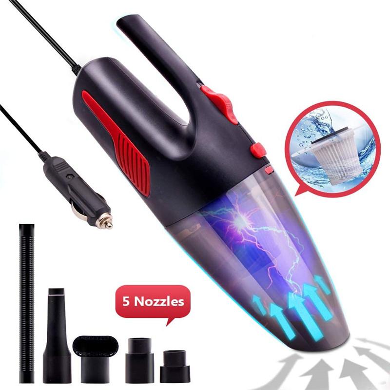 

120W 4000kpa Car Vacuum Cable Cleaner Portable Handheld Powerful Cordless Wet&Dry USB Charge Home Mini Vacuum Cleaner with Lamp