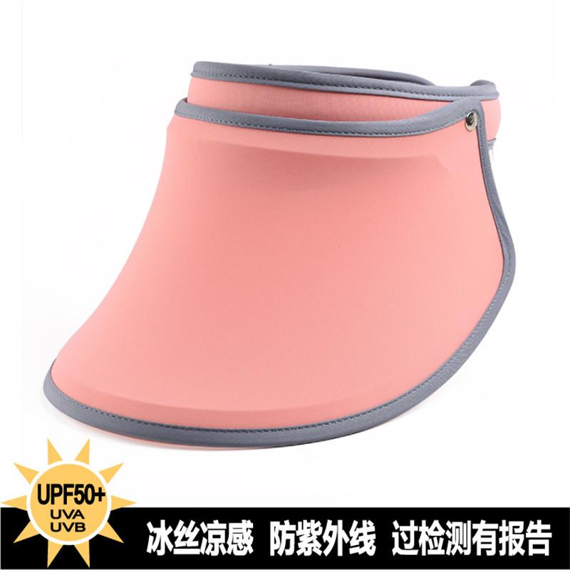 

Wide Brim Hats Spring And Summer UV Protection Sun Hat Outdoor Empty High Quality Over-detection, Red