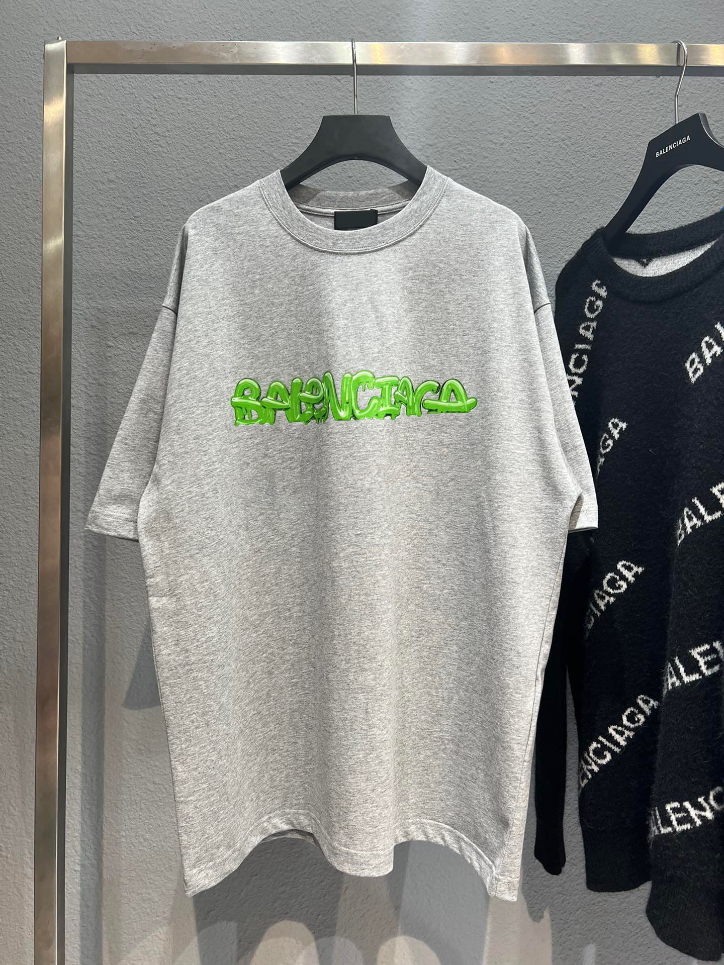 

New AOP jacquard letter knitted sweater in autumn / winter 2022 Custom jacquard knitting machine enlarged detail crew neck cotton ek8 Sweatshirt ef3