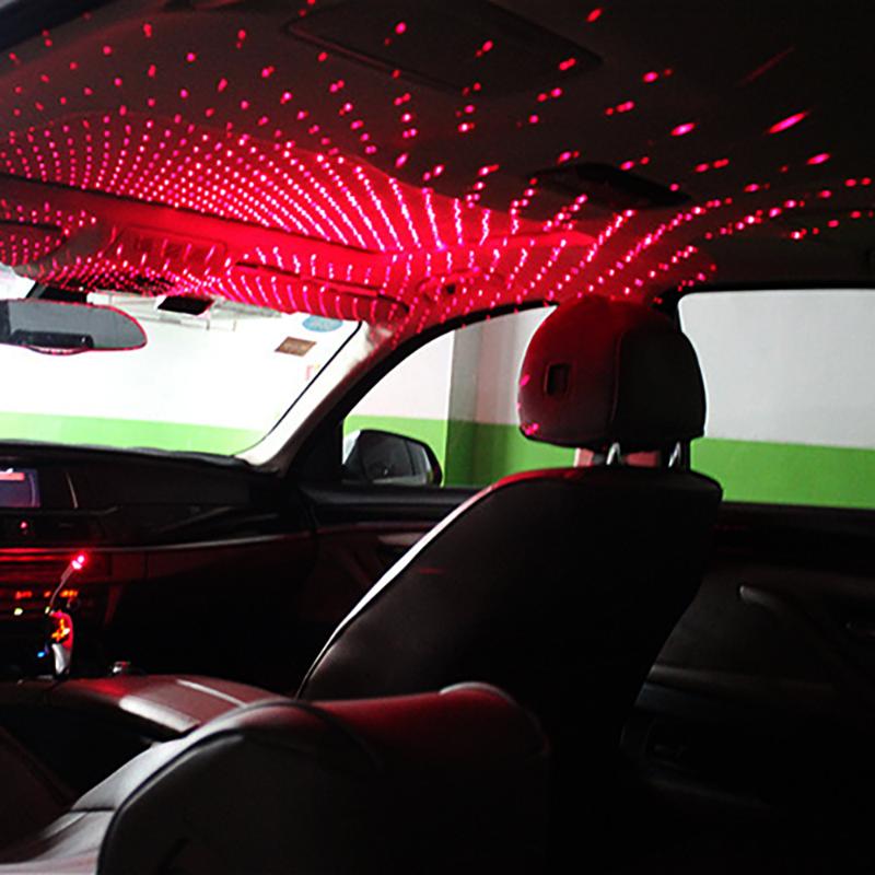 

Mini LED Car Roof Star Night Lights Projector Light USB Plug Ambient Atmosphere Galaxy Lamp Decoration Light Fashion Romance