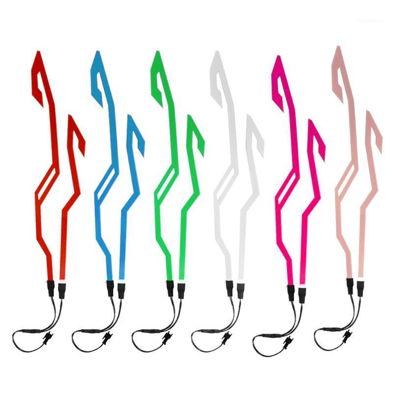 

Motorcycle Helmet Cold Light Night Running Light LED Luminous Helmet Strip Reflective Sticker Waterproof Decoration1, Orange